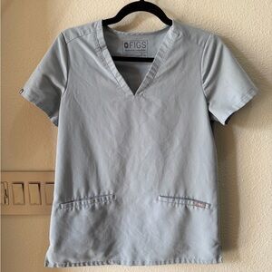 Figs Technical Collection Light Gray Top